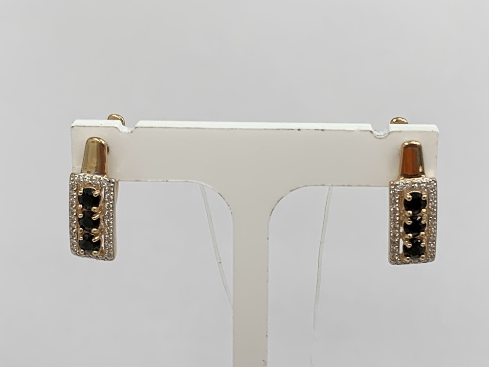 СЕРЬГИ С КАМНЯМИ (Au 585)