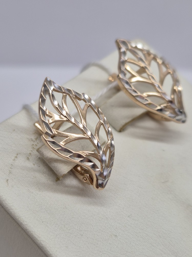 СЕРЬГИ БЕЗ КАМНЯ (Au 585)