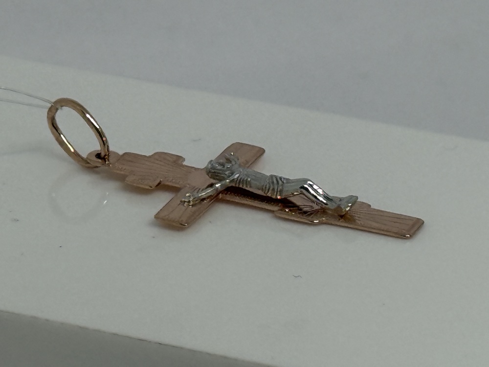 ПОДВЕСКА КРЕСТ (Au 585)