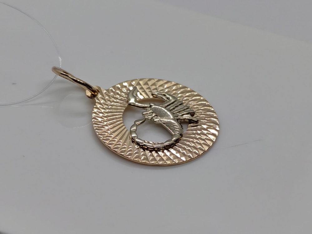 ПОДВЕСКА ЗНАК ЗОДИАКА СКОРПИОН (Au 585)