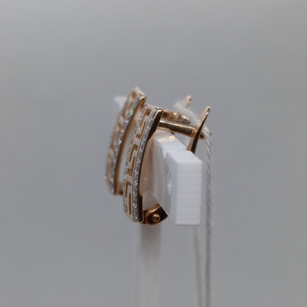 СЕРЬГИ С КАМНЯМИ (Au 585)