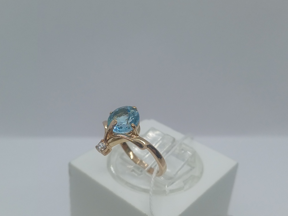 КОЛКМИ585 КОЛЬЦО С КАМНЯМИ (Au 585)