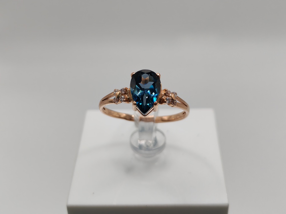 КОЛКМИ585 КОЛЬЦО С КАМНЯМИ (Au 585)