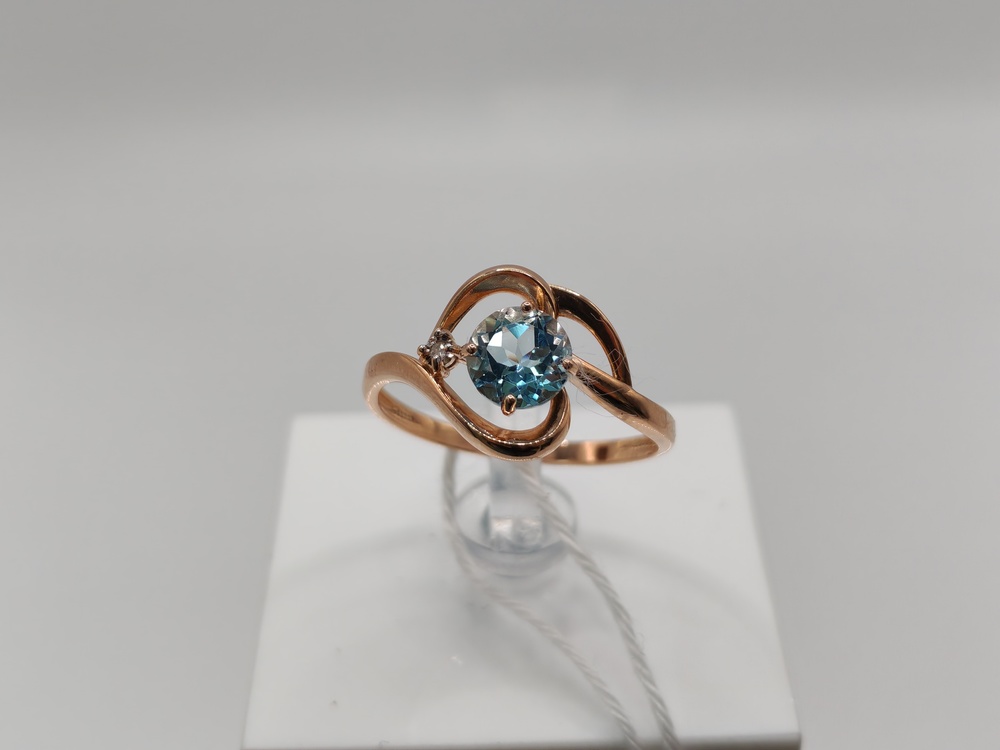 КОЛКМИ585 КОЛЬЦО С КАМНЯМИ (Au 585)