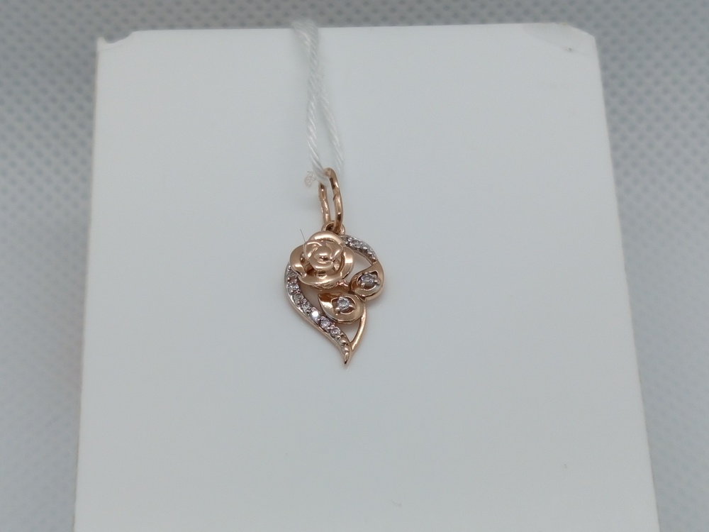 ПОДВЕСКА С КАМНЯМИ (Au 585)