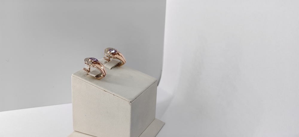 СЕРЬГИ С КАМНЯМИ (Au 585)