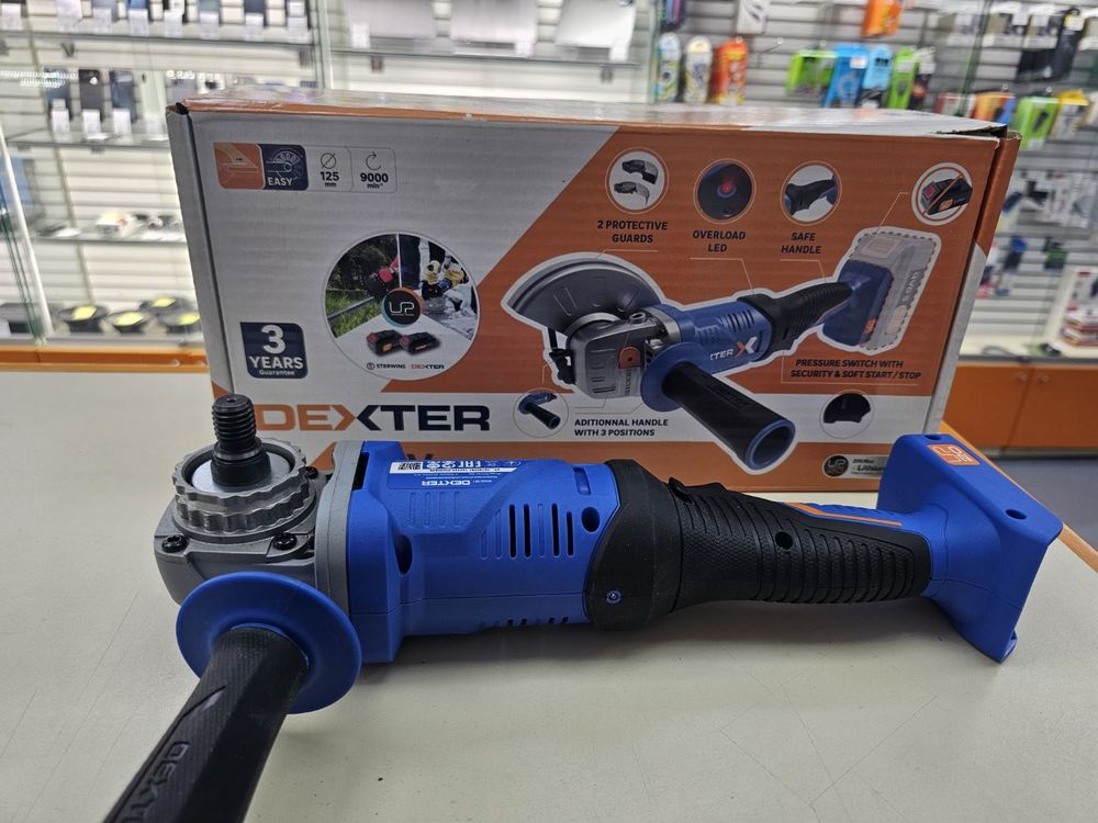 Угловая шлифмашина Dexter 20VAG2-125.1