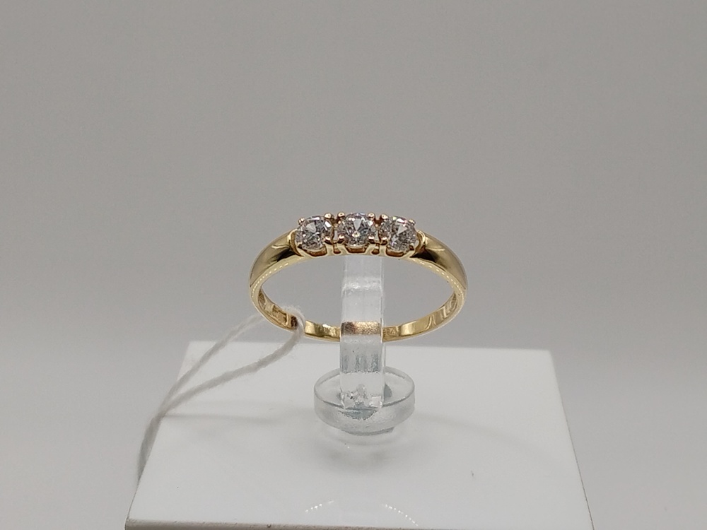 КОЛКМИ585 КОЛЬЦО С КАМНЯМИ (Au 585)