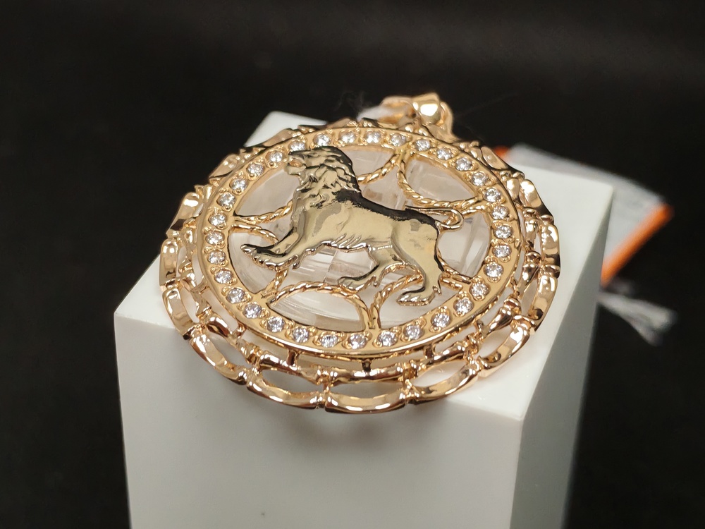 ПОДВЕСКА ЗНАК ЗОДИАКА ЛЕВ Au 585