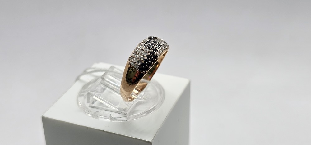 КОЛЬЦО С КАМНЯМИ (Au 585)