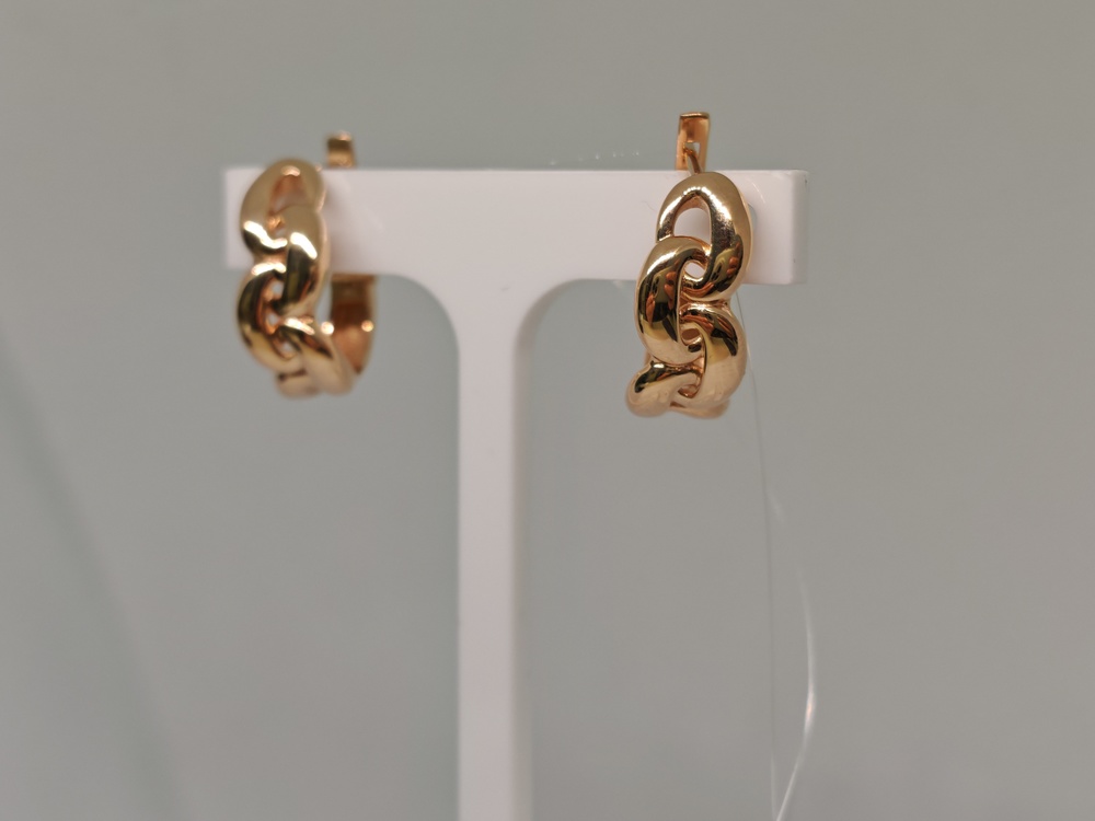 СЕРЬГИ БЕЗ КАМНЯ (Au 585)