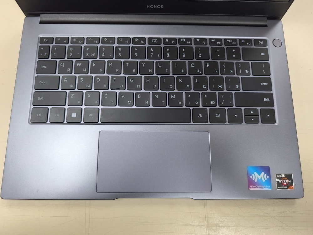 Ноутбук Honor Magikbook 15; Ryzen 7 5700U, Radeon Graphics, 16 Гб, 500 Гб, Нет