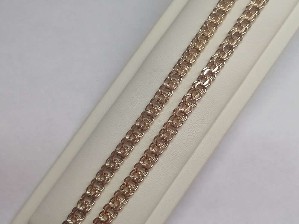 ЦЕПЬ ПОЛНОВЕСНАЯ Бисмарк (Au 585)