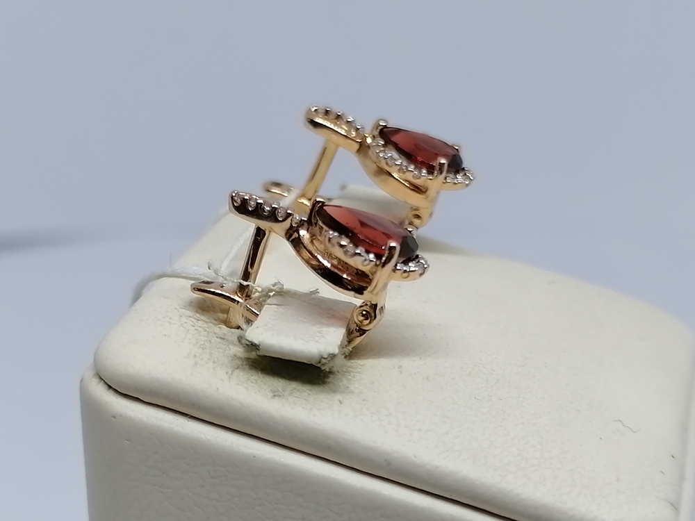 СЕРЬГИ С КАМНЯМИ (Au 585)