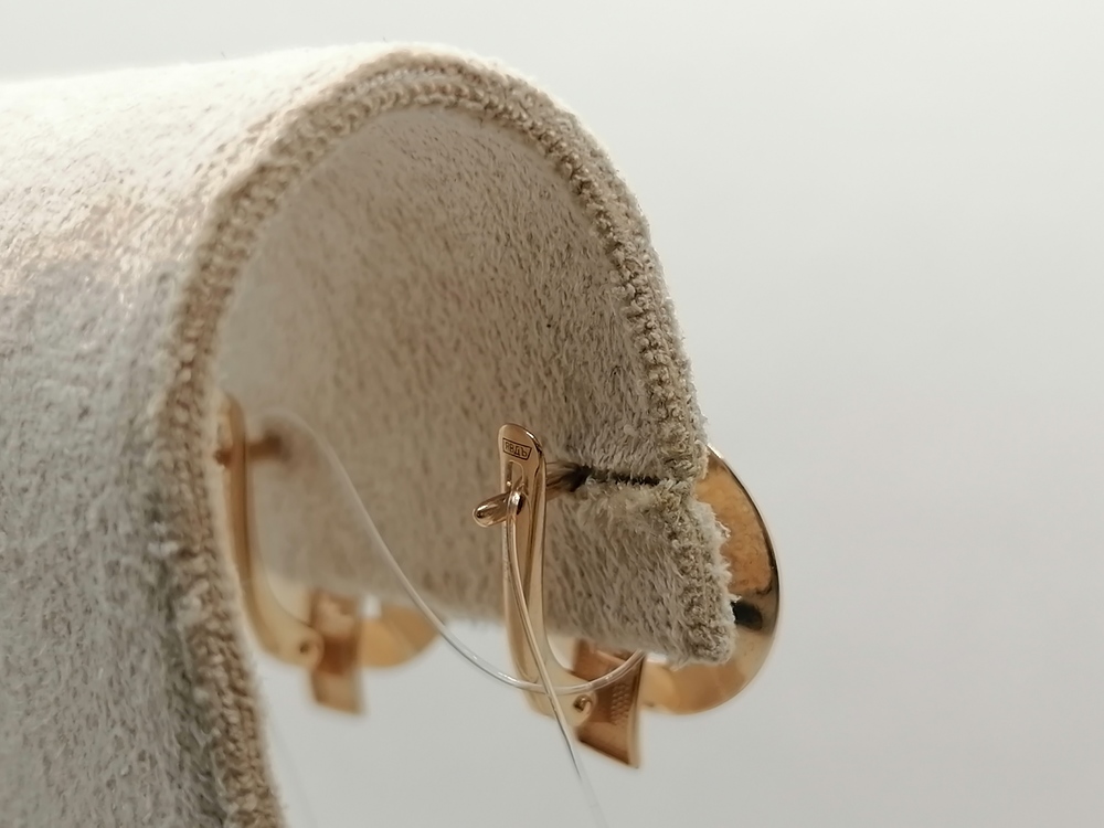 СЕРЬГИ БЕЗ КАМНЯ (Au 585)