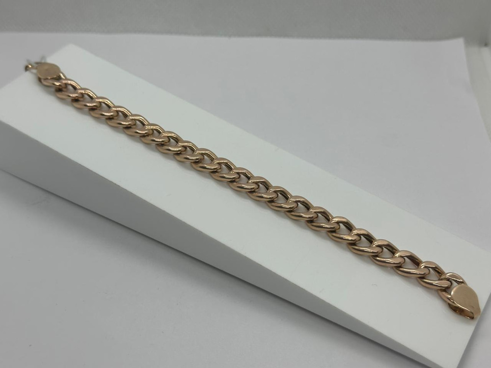 БРАСЛЕТ ПУСТОТЕЛЫЙ Панцирное Au 585