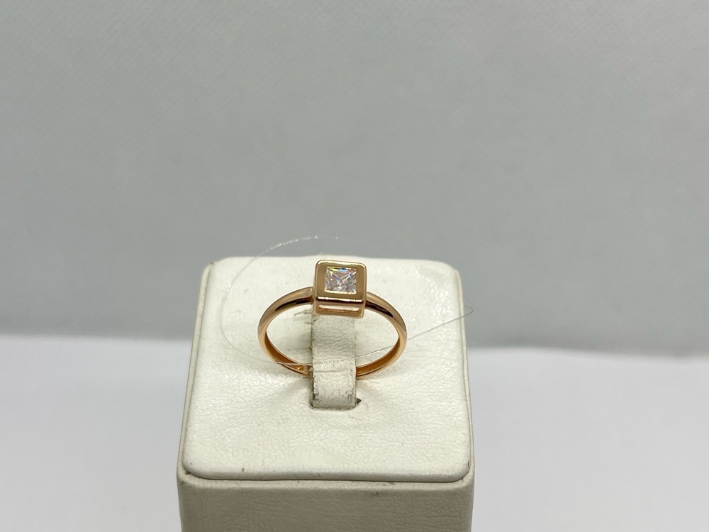 КОЛЬЦО С КАМНЕМ (Au 585)