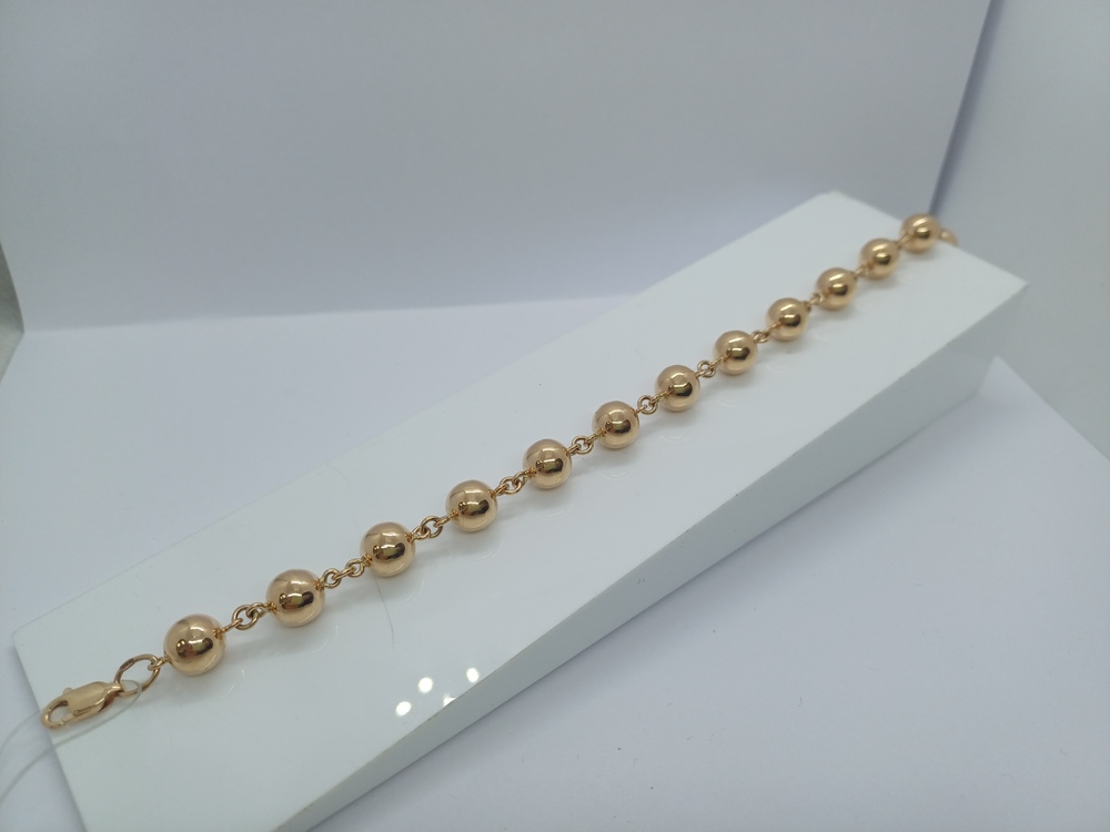 764-8 БРАСЛЕТ ФАНТАЗИЯ без камня (Au 585)