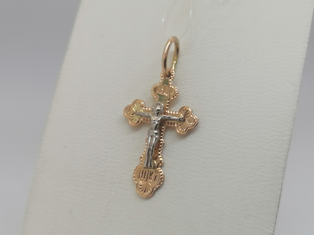 810-00014-10-00-00-02 ПОДВЕСКА КРЕСТ (Au 585)