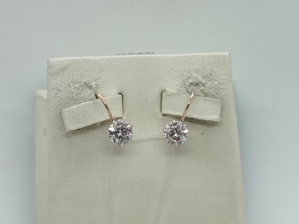 СЕРЬГИ С ПЕТЕЛЬКОЙ (Au 585)