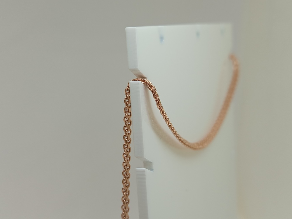 8050202П-55 ЦЕПЬ ПУСТОТЕЛАЯ Бисмарк машинный (Au 585)