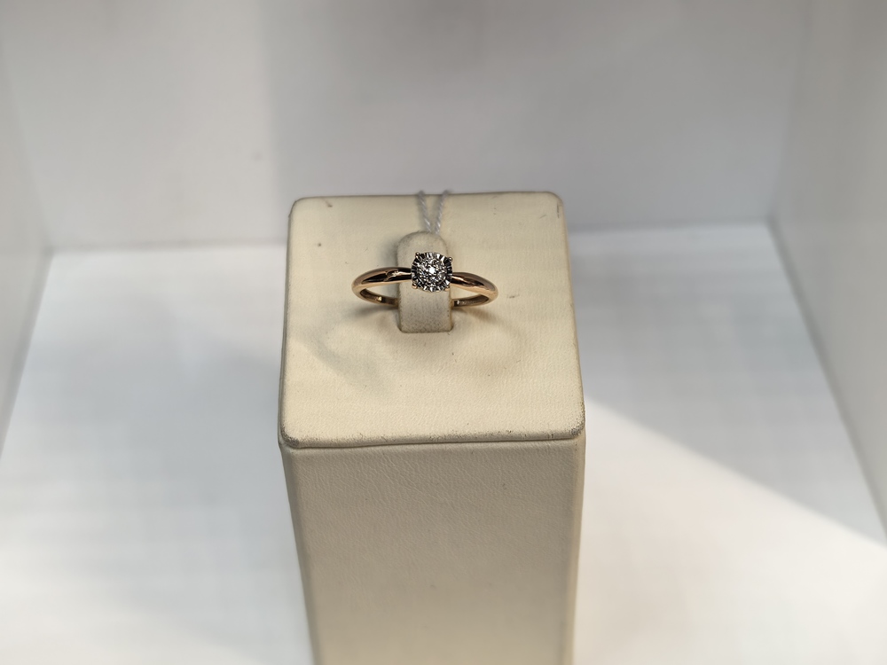 КОЛЬЦО БРИЛЛИАНТ Au 585