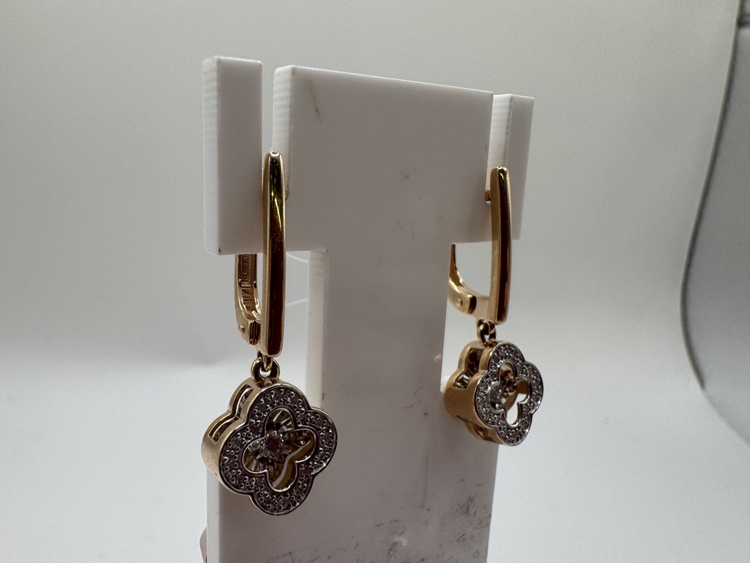 02-11-5891-31-00-1 СЕРЬГИ БРИЛЛИАНТ (Au 585)