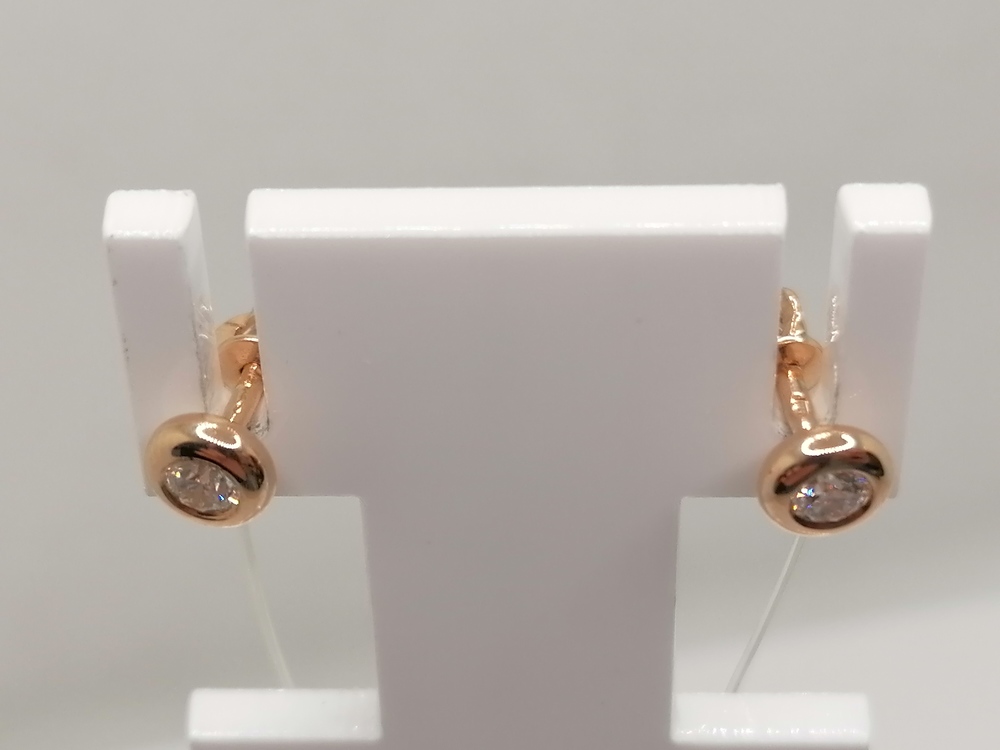 С02073-120 СЕРЬГИ БРИЛЛИАНТ (Au 585)