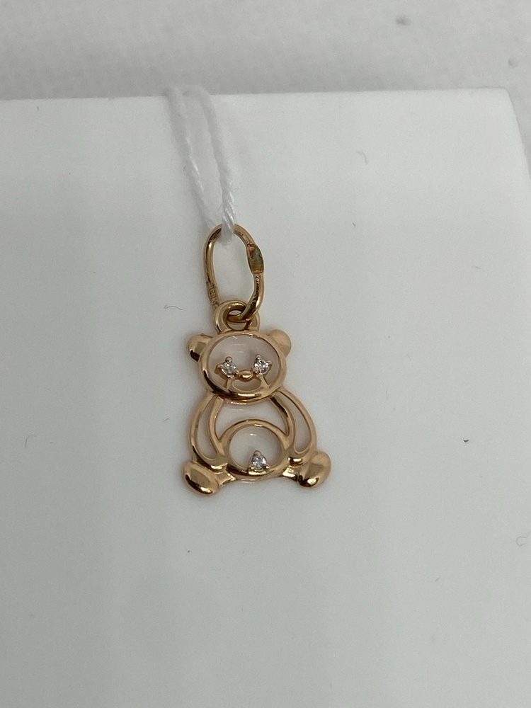 ПОДКМИ585 ПОДВЕСКА С КАМНЯМИ (Au 585)