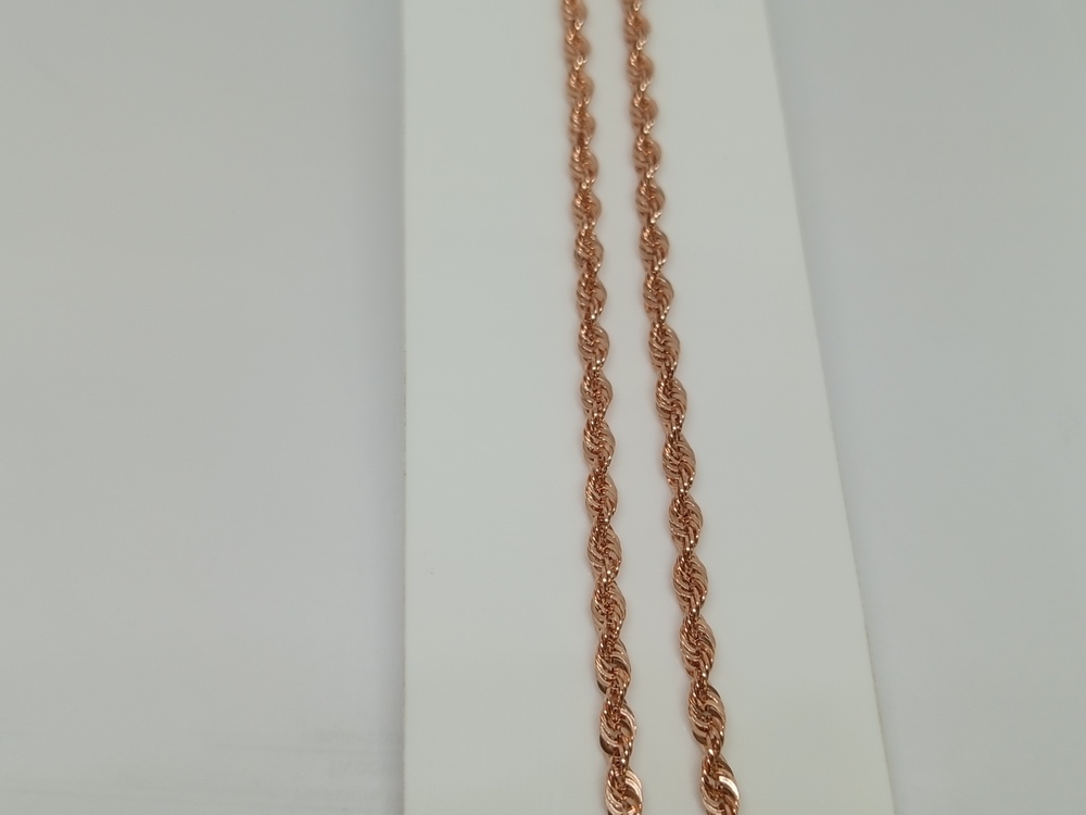 ЦЕПЬ ПУСТОТЕЛАЯ Веревка (Au 585)