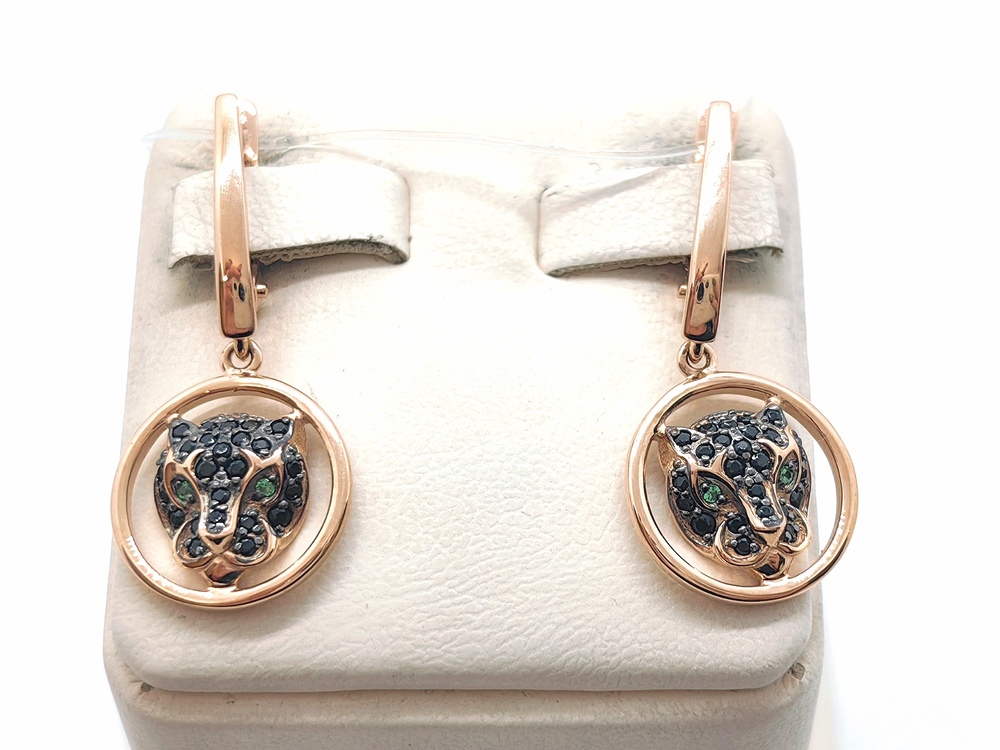 СЕРЬГИ С КАМНЯМИ (Au 585)