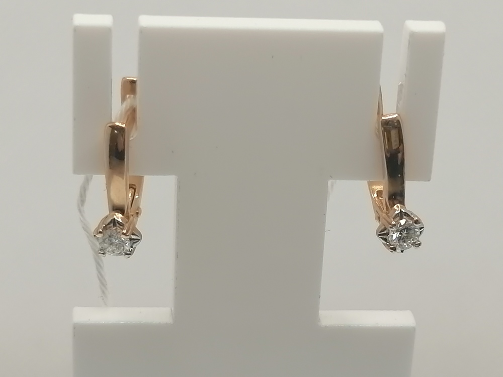 СЕРЬГИ БРИЛЛИАНТ (Au 585)