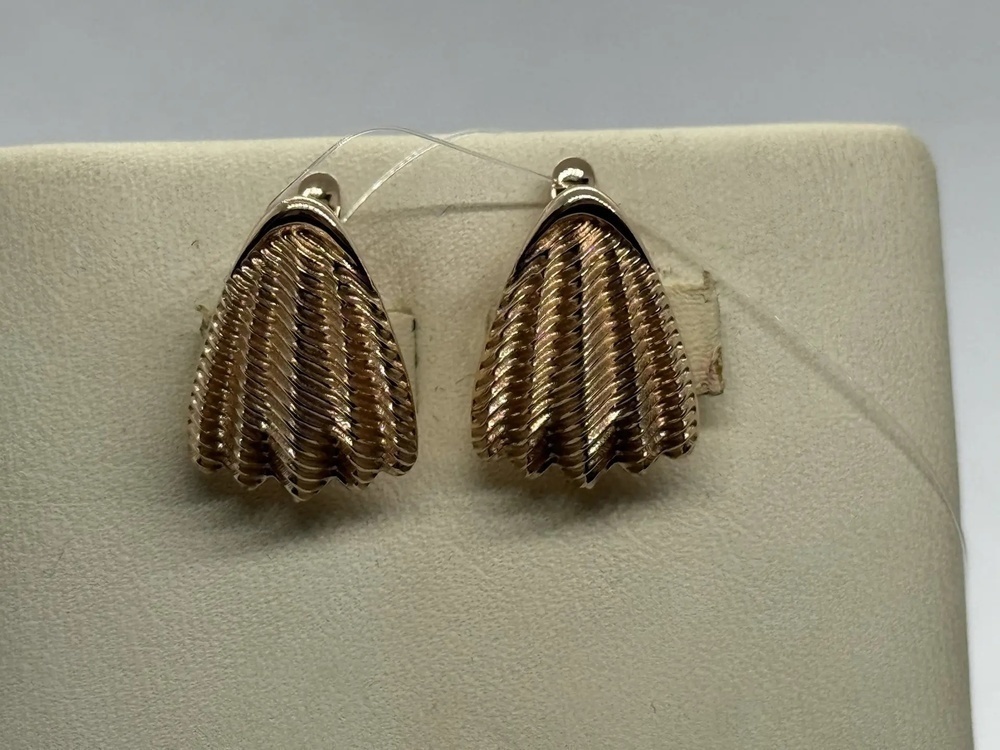 СЕРЬГИ БЕЗ КАМНЯ (Au 585)