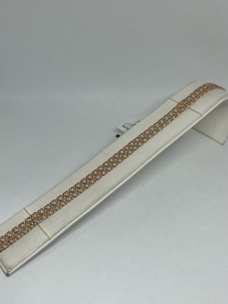 ЦЕПЬ ПУСТОТЕЛАЯ Ромб двойной (Au 585)