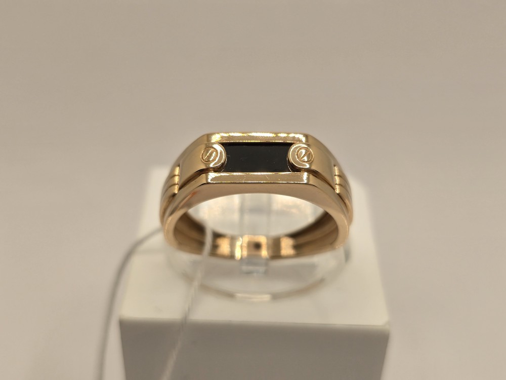 ПЕЧАТКА С КАМНЕМ (Au 585)