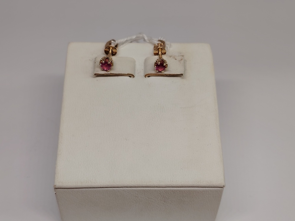 СПУС585 СЕРЬГИ ПУСЕТЫ (Au 585)