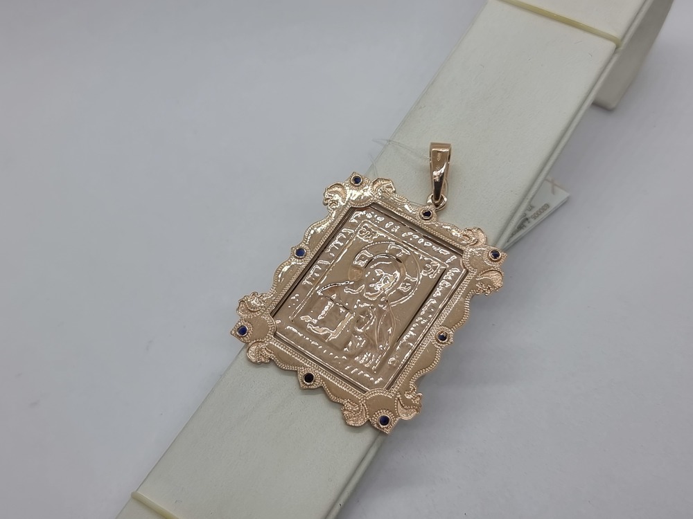 ПОДВЕСКА ИКОНА с камнями (Au 585)