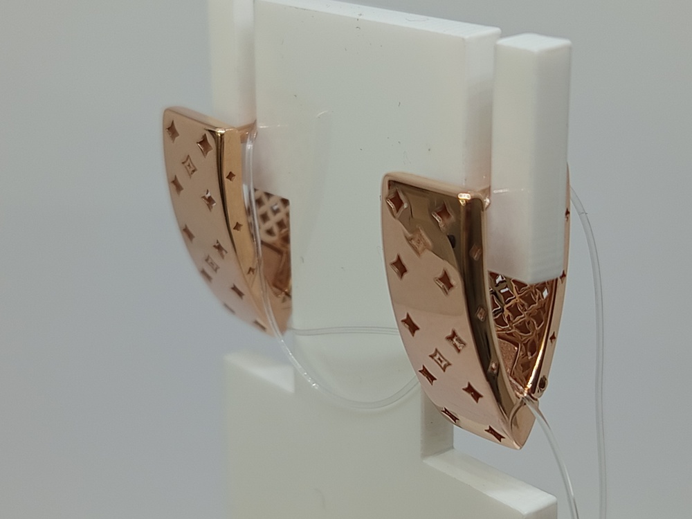 СЕРЬГИ БЕЗ КАМНЯ (Au 585)