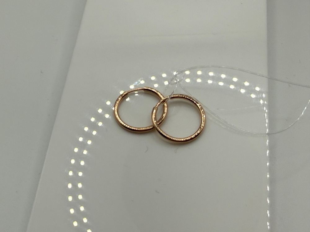 СЕРЬГИ КОНГО без камня (Au 585)