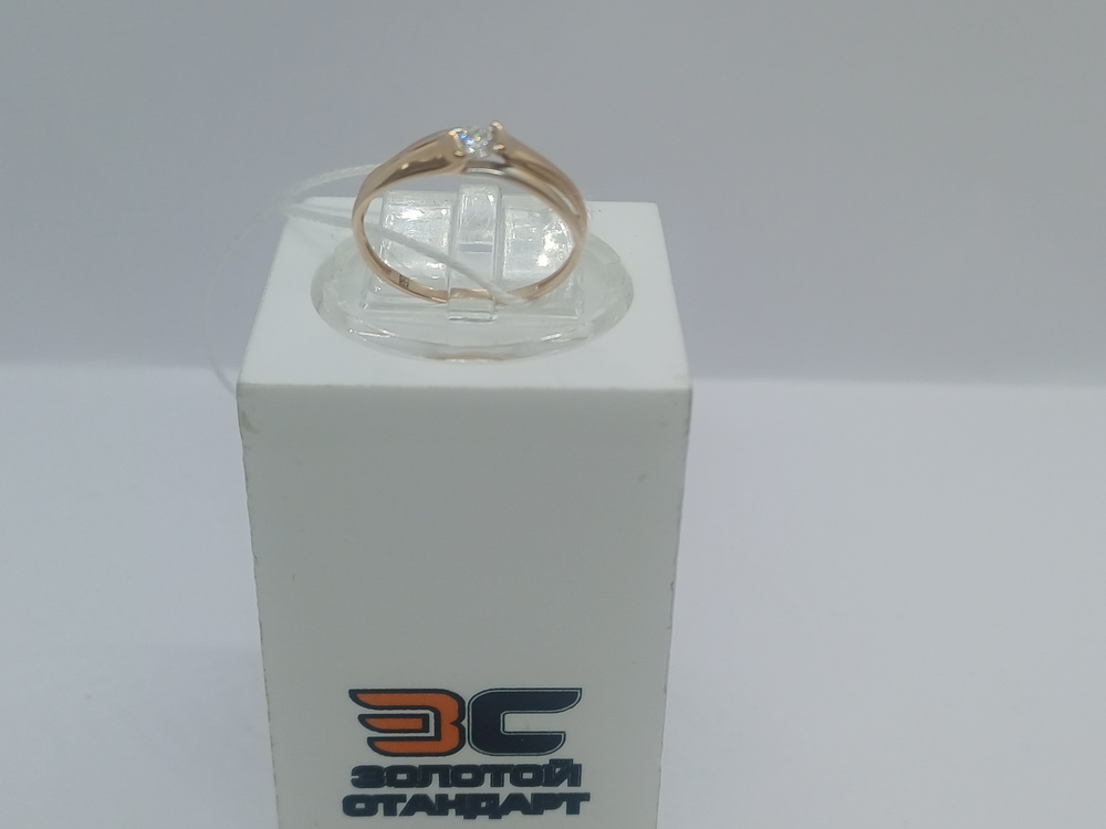 КОЛКМ585 КОЛЬЦО С КАМНЕМ (Au 585)