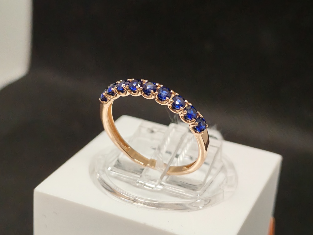 КОЛКМИ585 КОЛЬЦО С КАМНЯМИ (Au 585)