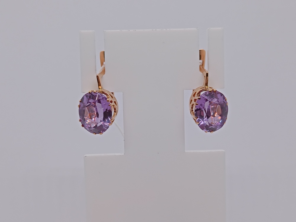 СЕРЬГИ С КАМНЕМ (Au 583)