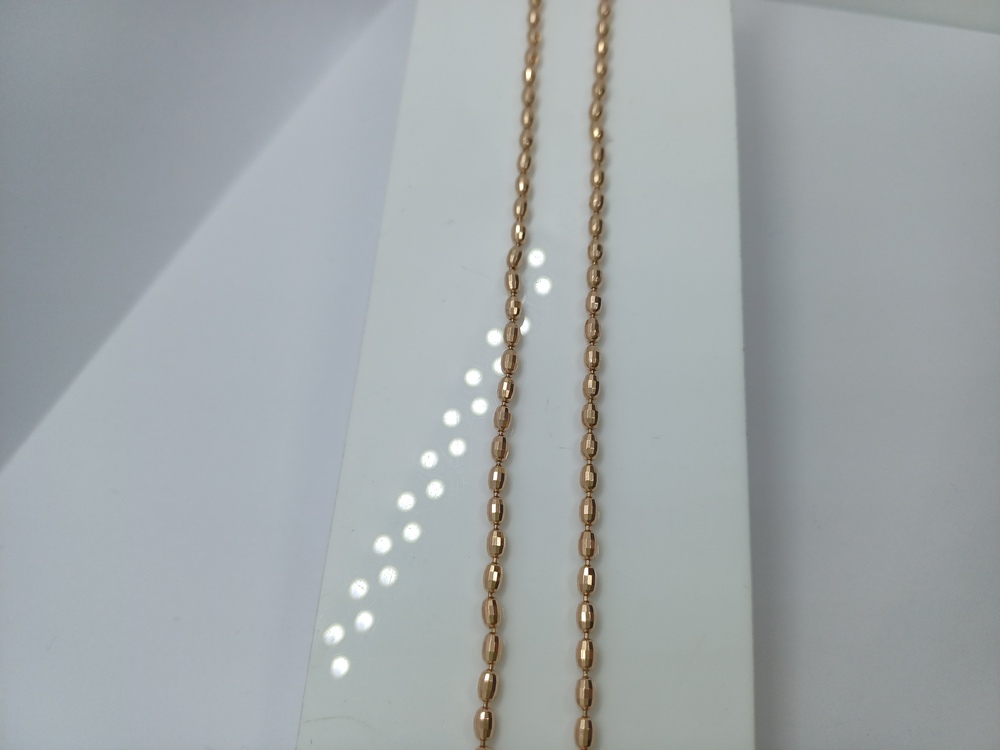 ЦЛПА585 ЦЕПЬ ПОЛНОВЕСНАЯ Перлина (Au 585)