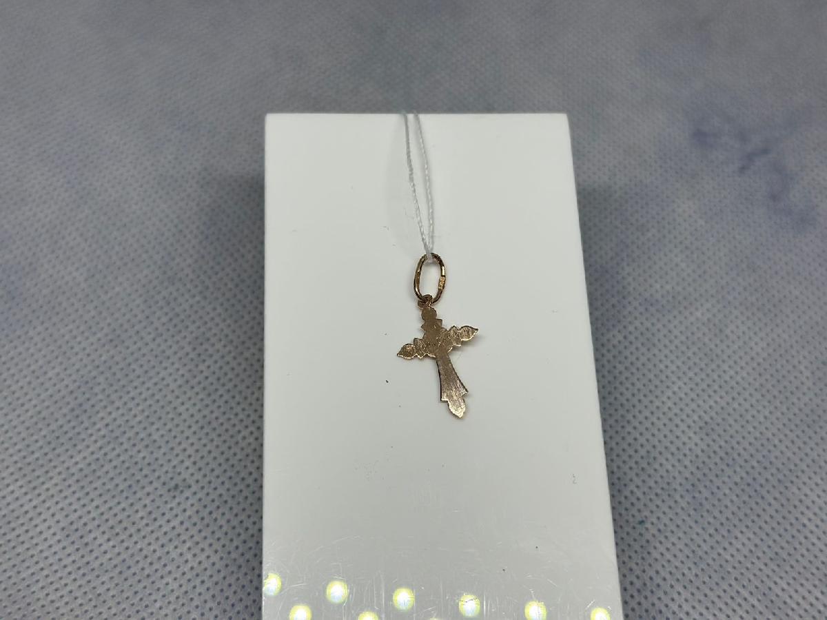 ПОДВЕСКА КРЕСТ без камня (Au 585)