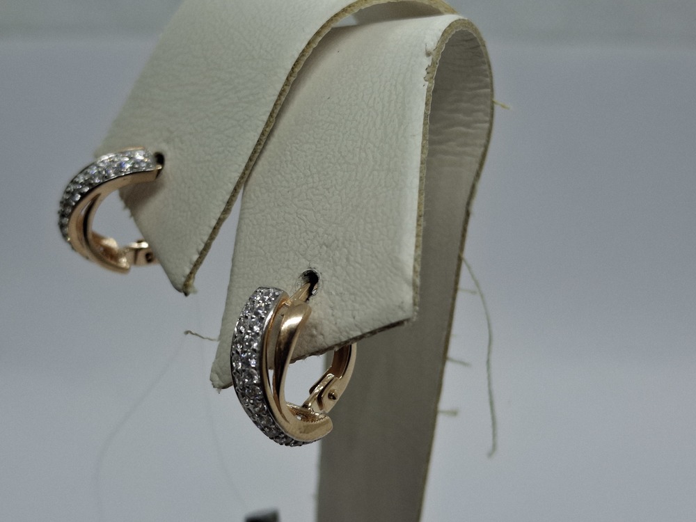 СЕРЬГИ С КАМНЯМИ (Au 585)