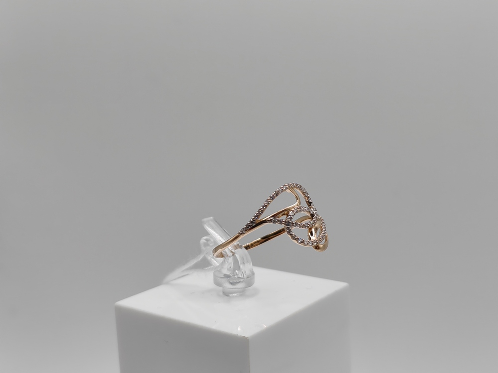 КОЛКМИ585 КОЛЬЦО С КАМНЯМИ (Au 585)