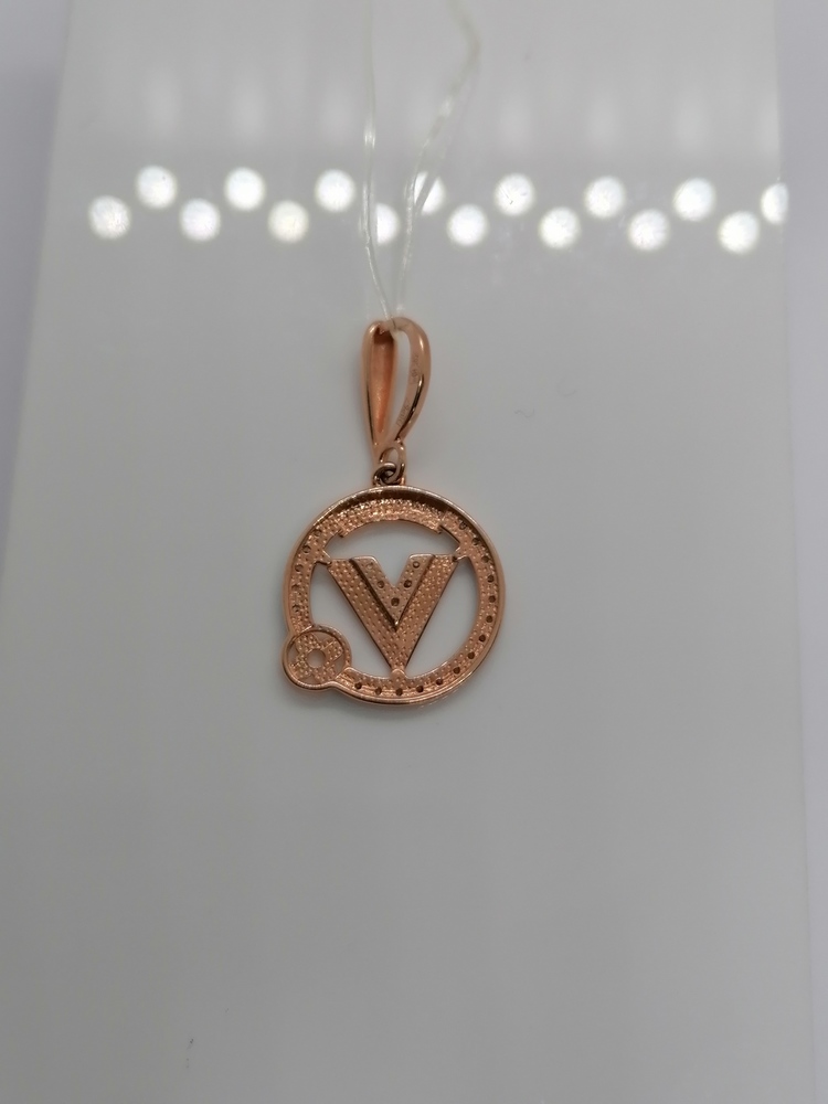 п1442 ПОДВЕСКА С КАМНЯМИ (Au 585)