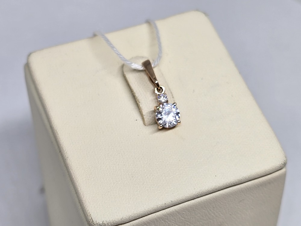 ПОДКМИ585 ПОДВЕСКА С КАМНЯМИ (Au 585)