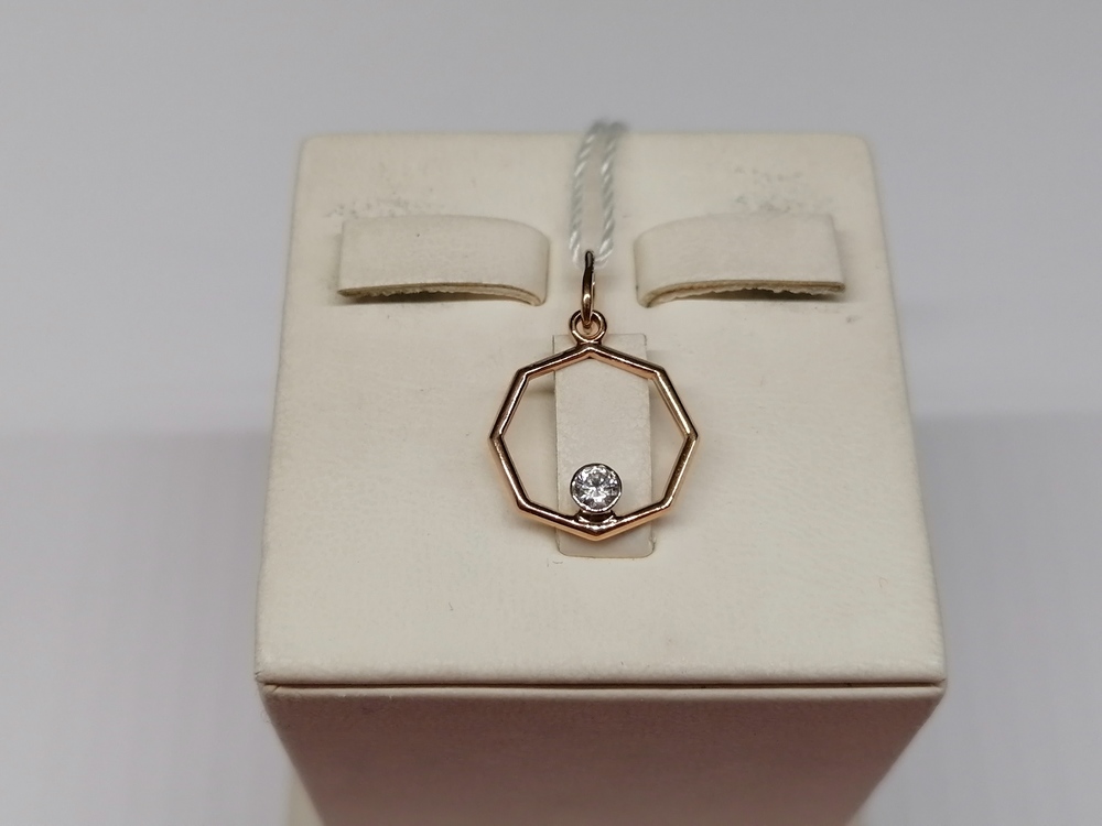 ПОДВЕСКА С КАМНЕМ (Au 585)