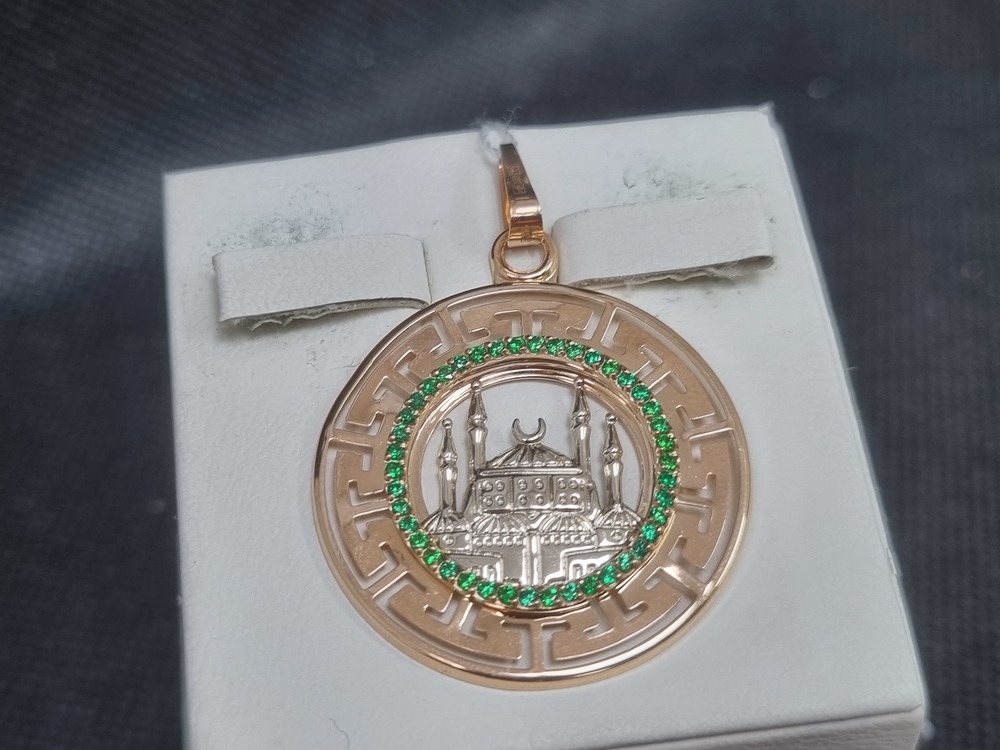 ПОДВЕСКА МЕЧЕТЬ с камнями (Au 585)